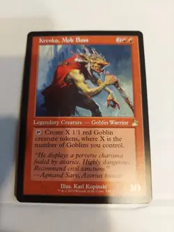 Krenko, Mob Boss (Retro Frame) Ravnica Remastered Regular - Image 1