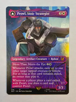 MTG - Prowl, Stoic Strategist - NM - Shattered Glass - Transformers - BOT - Image 1