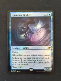 Quantum Riddler Edge of Eternities Foil Lightly Played MTG - Image 1