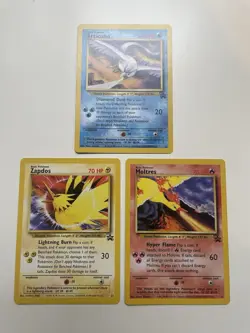 Moltres 21, Articuno 22, Zapdos 23 Black Star Promo Near Mint WOTC Pokemon Tcg - Image 1