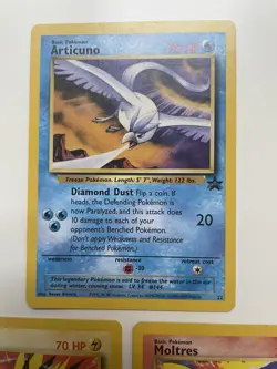 Moltres 21, Articuno 22, Zapdos 23 Black Star Promo Near Mint WOTC Pokemon Tcg - Image 2