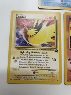 Moltres 21, Articuno 22, Zapdos 23 Black Star Promo Near Mint WOTC Pokemon Tcg - Image 3