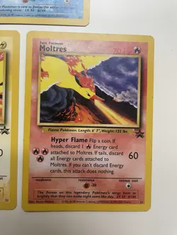 Moltres 21, Articuno 22, Zapdos 23 Black Star Promo Near Mint WOTC Pokemon Tcg - Image 4