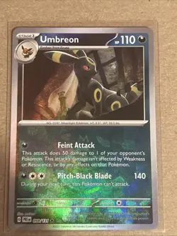 Pokemon Umbreon Masterball Reverse Holo 59/131 Prismatic Evolutions NM - Image 1