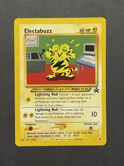 Pokemon Electabuzz BLACK STAR 46 - WOTC PROMO - Image 1