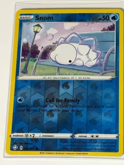 Snom 29/72 Shining Fates Common Reverse Holo Pokemon TCG 2021 - Image 2