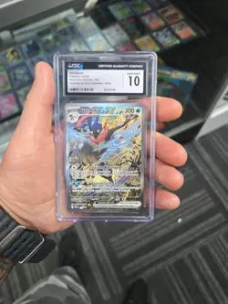 POKEMON CGC 10 GEM MINT Greninja ex 132 SVP132 Black Star Promo *3039 - Image 1