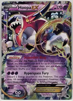 Hoopa EX 36/98 Pokemon XY Ancient Origins Ultra Holo Rare TCG NM - Image 1