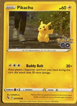 Pokemon TCG - Pikachu - 27/78 - HD Galaxy SWIRL- Black Star Promo 🔥 - Image 2
