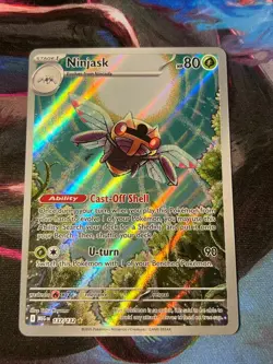 Ninjask 137/132 IR Illustration Rare Pokemon TCG Me01: Mega Evolution Holo - Image 1