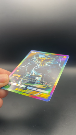 Fan Art Pokemon TCG Pocket Zapdos EX Holo SIR | Genetic Apex - Image 2