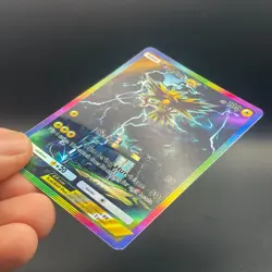 Fan Art Pokemon TCG Pocket Zapdos EX Holo SIR | Genetic Apex - Image 5