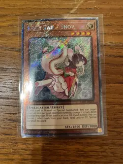 Yugioh | Fairy Tail - Snow | RA04 | Platinum Secret Rare | 1st Edition | NM - Image 1
