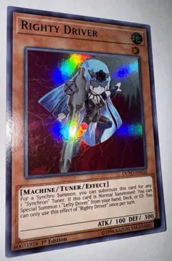 Righty Driver DUPO-EN032 1st Edition Ultra Rare NM/LP Yugioh Holo Foil - Image 1
