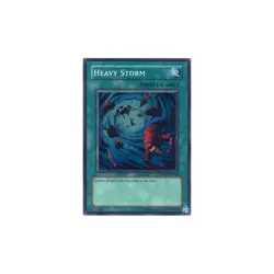 MRD-E142 Heavy Storm Super Rare Unlimited Edition Lightly Played! YuGiOh TCG - Image 1