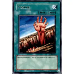 LOB-E045 Fissure Rare 1st Edition Moderately Played YuGiOh TCG - Image 1