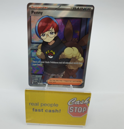 Penny 239/198 Full Art Rare Holo Foil Scarlet and Violet Pokemon TCG Card - Image 1