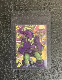 Gold Stamped - Green Goblin-Steve Ellis Art Series Card 49/54 Spider-Man MTG - Image 1