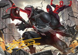 Terrific Team-Up (23/54) Art Card - Gold-Stamped NM [MTG] - Image 1