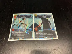 Star Wars Unlimited Galactic Championship 2025 Kylo Ren and Rey card set - Image 1