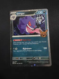 Gengar 057/091 COSMOS HOLO Trick or Trade Pokemon Card - Image 1