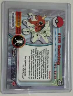 2000 Topps Chrome Seaking Pokemon Card, Foil Holographic - Image 2