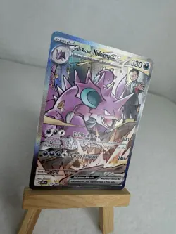 Pokemon TCG Team Rockets Nidoking EX Holo Card 233/182 Destined Rivals SIR NM - Image 2