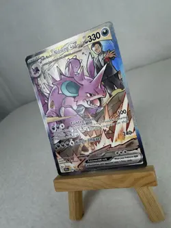 Pokemon TCG Team Rockets Nidoking EX Holo Card 233/182 Destined Rivals SIR NM - Image 3