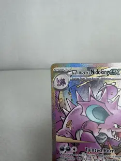 Pokemon TCG Team Rockets Nidoking EX Holo Card 233/182 Destined Rivals SIR NM - Image 4