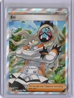 MINT Eri 199/162 Full Art Temporal Forces Pokemon Card Free Shipping - Image 1