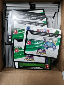 1500+ unused Pokemon TCG Code Cards - Box Of Code Cards - Image 1