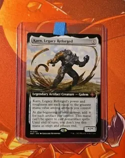 MTG MOM Aftermath EXTENDED ART M Karn, Legacy Reforged #0184 - Image 1