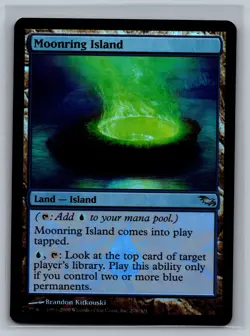 Magic The Gathering Shadowmoor Moonring Island #276/301 Foil MTG TCG CCG - Image 1