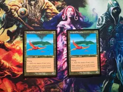 1 Mtg Birds Of Paradise (Retro Frame)- Dominaria Remastered - Image 1