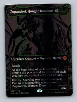1x Zopandrel, Hunger Dominus Oil Slick (356) Phyrexia One ONE MTG Magic NM - Image 1