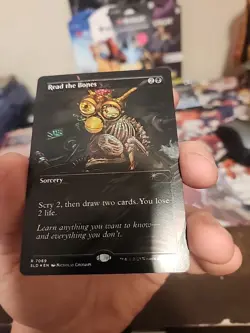 MTG Read the Bones (Confetti Foil) (7069) | NM Foil | Secret Lair Furby {SLD} - Image 3