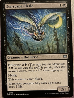 Starscape Cleric [Bloomburrow] Near Mint MTG - Image 1