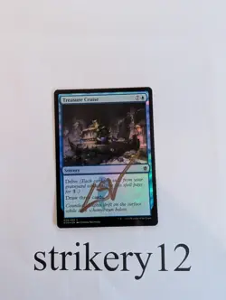 1x Treasure Cruise (Foil) - Khans of Tarkir - Signed by Luis Scott-Vargas - MTG - Image 1