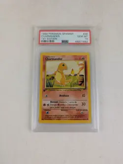 1999 Pokemon Charmander 1st Edition Spanish PSA 10 - Image 1