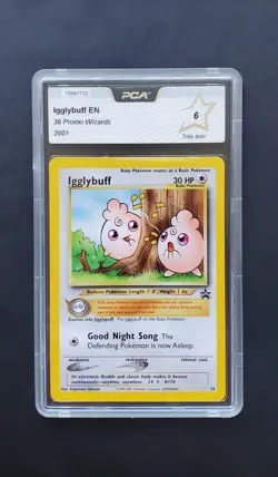 Carte Pokemon Igglybuff 36 - Promo Wizards - US - PCA 6 - Image 1