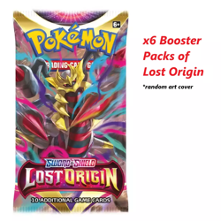 Pokemon TCG Lost Origin 6x Booster Pack New Sealed - Image 1
