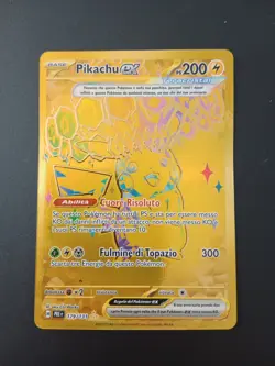 Pikachu EX Gold Secret Rare NM 179/131 - Pokemon ITA - Evoluzioni Prismatiche - Image 1