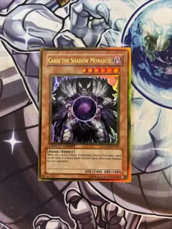 (UU) Yugioh Caius the Shadow Monarch GLD2-EN033 Gold Rare Limited LP - Image 1
