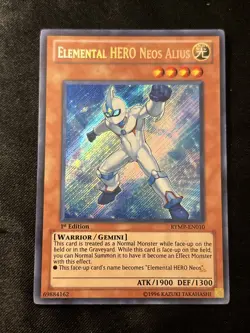 *** ELEMENTAL HERO NEOS ALIUS *** SECRET RARE RYMP-EN010 YUGIOH! - Image 1