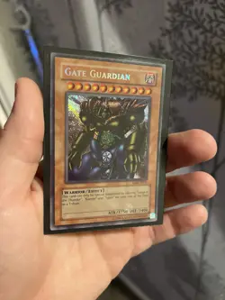 Yu-Gi-Oh Gate Guardian MRD-E000 Secret (Reverse Foil Misprint) - Image 2