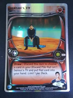 Yu Yu Hakusho TCG CCG Sensui's TV U11 1st Edition Alliance Card NM - Image 1