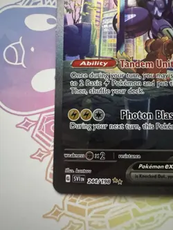 Miraidon ex 244/198 Secret Rare Double Rare Holo Pokemon Card NM - Image 5