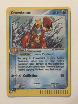 Crawdaunt 3/97 Holo - EX Dragon Set - Pokemon Ereader Card - Near Mint Condition - Image 1