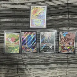 Pokemon TCG Lot Of 5 Cards (4 IRs/ 1 Rainbow Rare!) All NM Condition 🔥 - Image 1