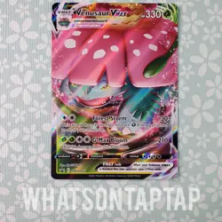Pokemon Card Venusaur SWSH102 Black Star Promo Venusaur Vmax Battle Box LP - Image 1